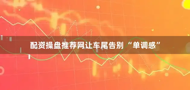 配资操盘推荐网让车尾告别 “单调感”